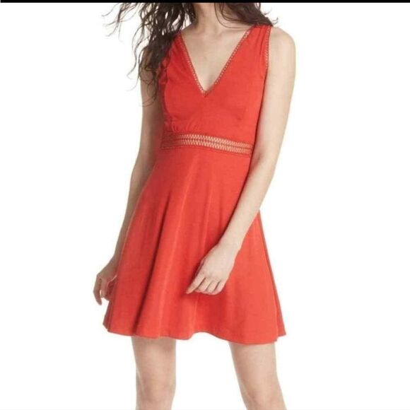 Free People King of My Heart Dress Size 10 - Picture 1 of 8